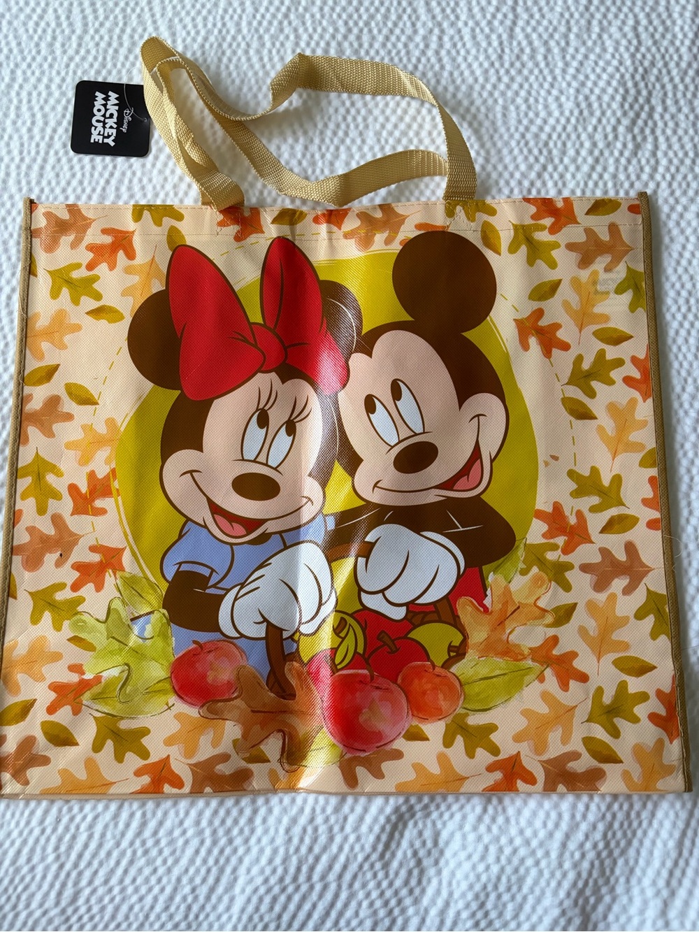 Disney reusable Fall Tote with Mickey & Minnie